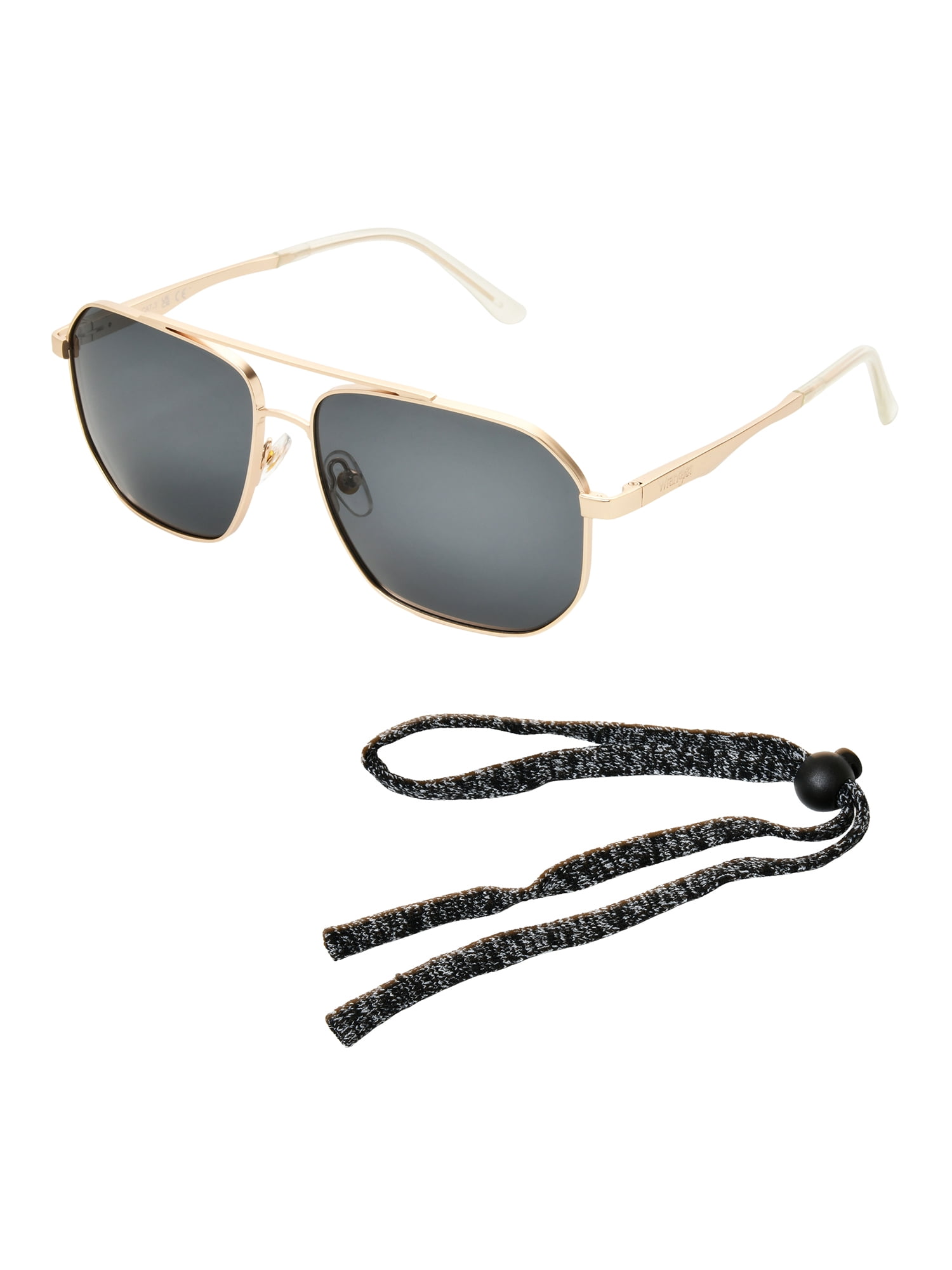 Wrangler® Metal Spur Unisex Sunglasses with Cord
