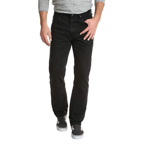 Wrangler NEW Black Mens Size 40x30 Five Pocket Straight Leg Jeans
