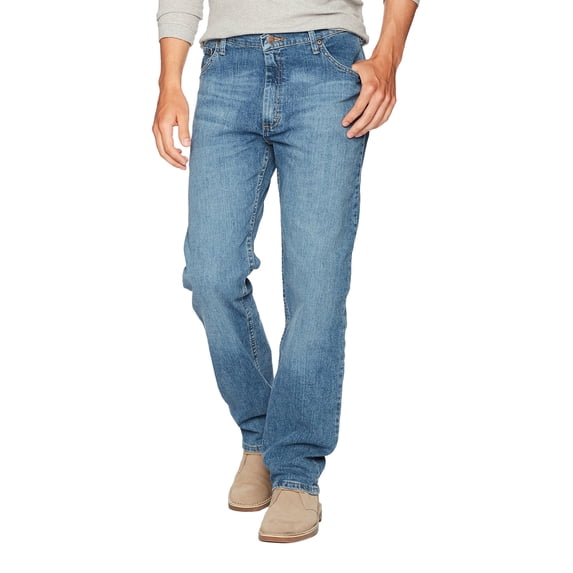 Wrangler NEW Blue Men's Size 33x32 Regular-Fit Straight Leg Jeans