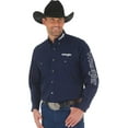 thumbnail image 1 of Wrangler Navy White Logo - Mens Shirt  - Mp2327N, 1 of 4