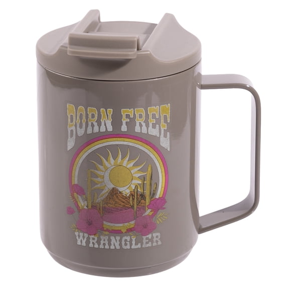 Wrangler Novelty Born Free Camp Mug, 16oz