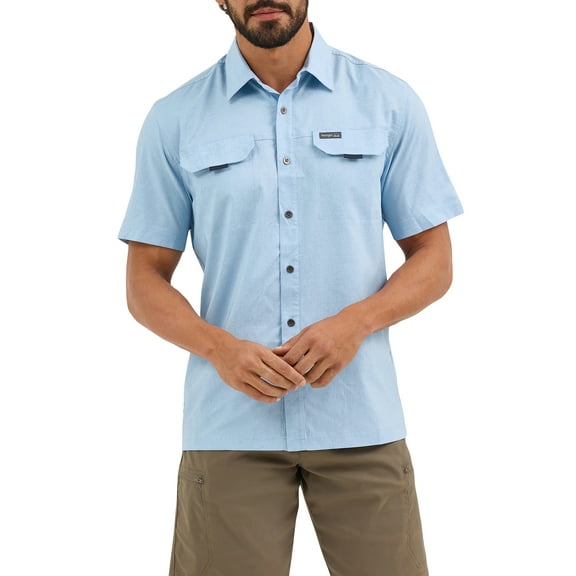 Wrangler® Outdoor Men's Short Sleeve Thru Hike Shirt, Sizes S-3XL