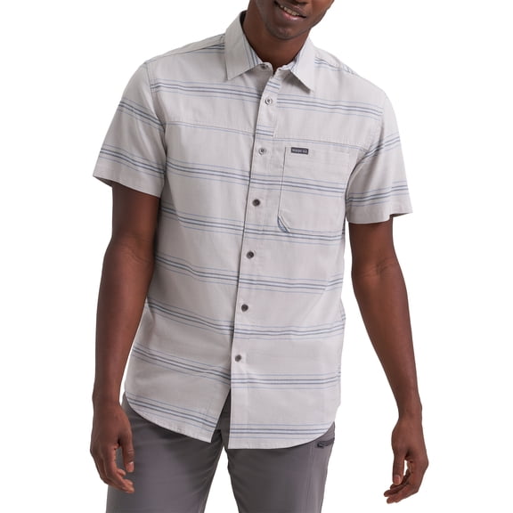 Wrangler® Outdoor Men's and Big Men's Single Pocket Short Sleeve Shirt, Sizes S-3XL