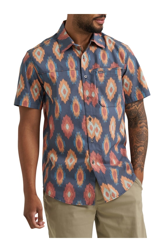 ® Outdoor Men's and Big Men's Single Pocket Short Sleeve Shirt, Sizes S-3XL