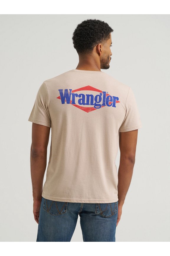 Oxford Tan Heather Graphic - Mens Tee - 112375807