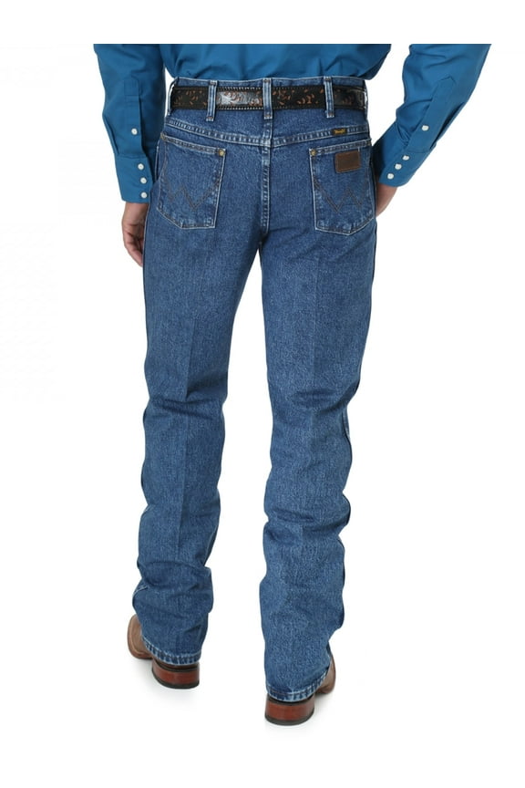 Premium Performance Dark Stonewash Slim Jeans 36-34