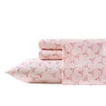 thumbnail image 1 of Wrangler Steer Skulls Pink 100% Microfiber Queen Sheet Set, 1 of 10