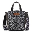 thumbnail image 1 of Wrangler Purse for Women Animal Print Crossbody Bags Top-Handle Shoulder Bag Leopard Print Handbag for Everyday Casual Use, Black, 1 of 7
