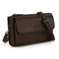 thumbnail image 1 of Wrangler RFID Crossbody Wallet Purse Vegan Leather Small Purses for Women with Phone Pocket and Adjustable Strap, Coffee, 1 of 7