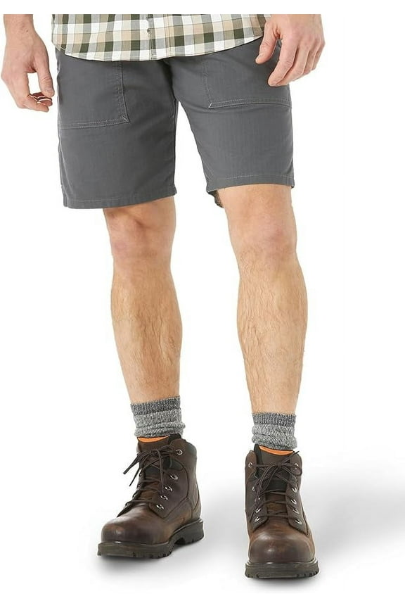RIGGS Workwear Men's 10" Regular Fit Work Short Color-Graphite, Size 30-60