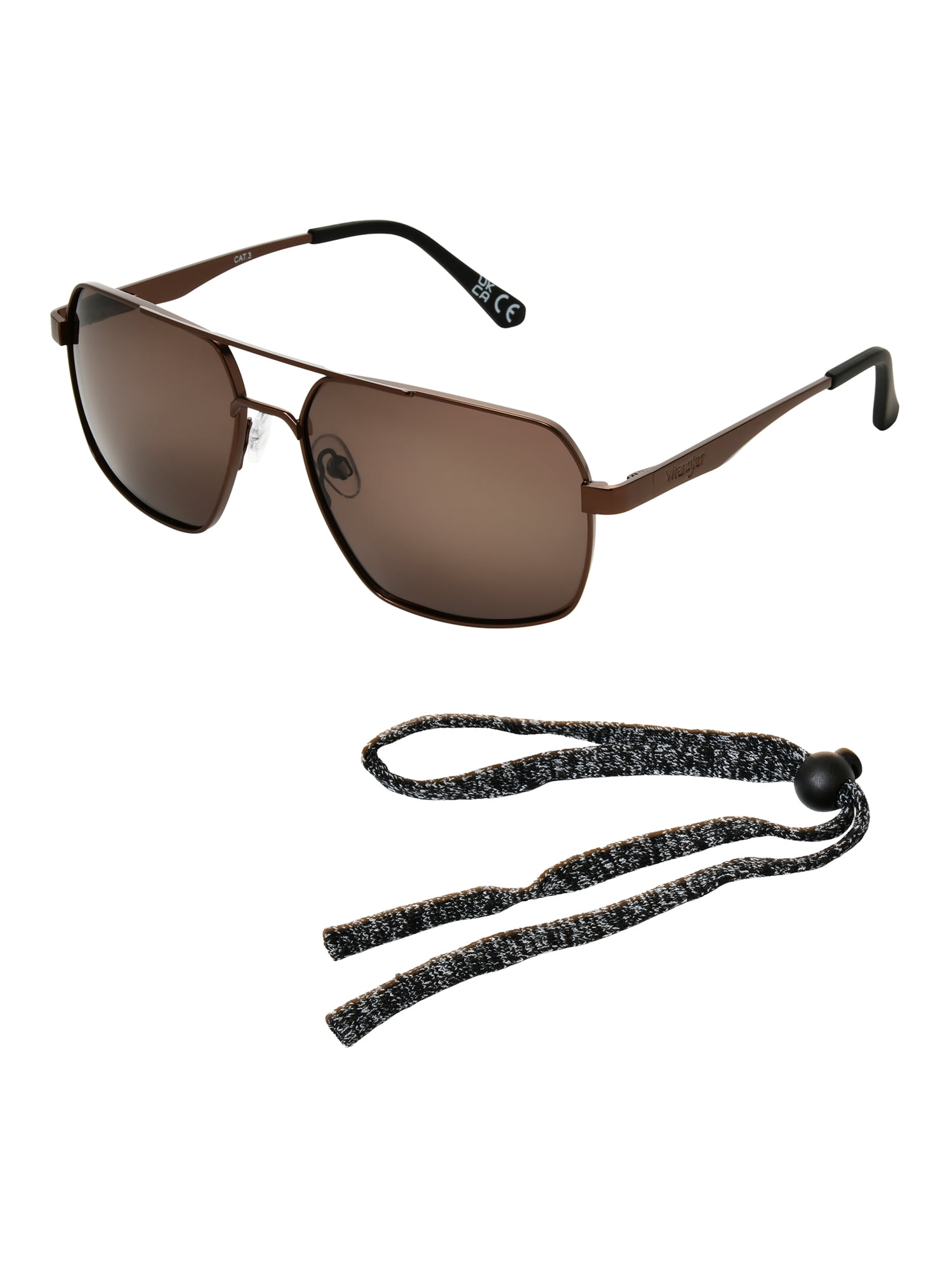 Wrangler® Range View Men's Sunglasses with Cord