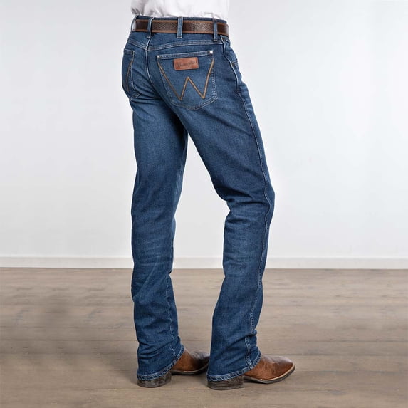 Wrangler Retro Beckford Dark Wash Slim - Mens Jeans - 112352739