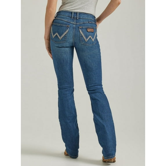 Wrangler Retro Mae Mid Rise - Ladies Jeans - 112338898