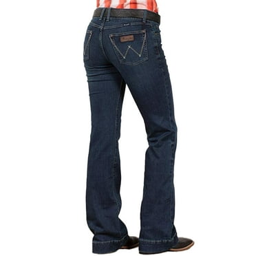 Wrangler Women's Retro Samantha Mae Wide Leg Trouser Jeans - 1009MWWNS 1W x 32L