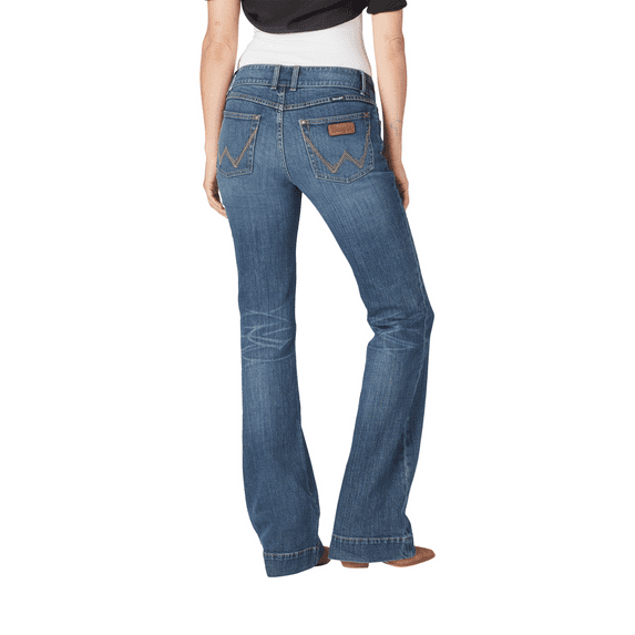 Wrangler Retro Mae Trouser Mid-Rise - Ladies Jeans - 112321492