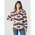 thumbnail image 1 of Wrangler Retro® Ladies Punchy Aztec Print Sherpa Pullover 112335659, 1 of 4