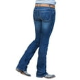 thumbnail image 1 of Wrangler Women's Retro Low Rise Dark Wash Sadie Jeans - 1007MWZGS 11W x 36L, 1 of 3