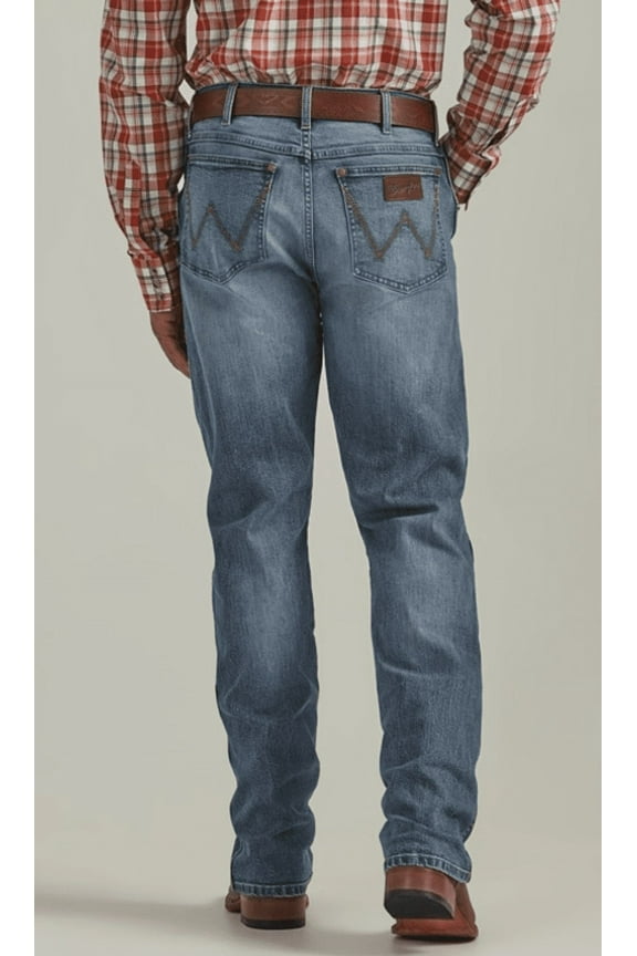 Men's Retro Beauford Light Wash Slim Bootcut Stretch Denim Jeans - 112338524 40W x 32L US