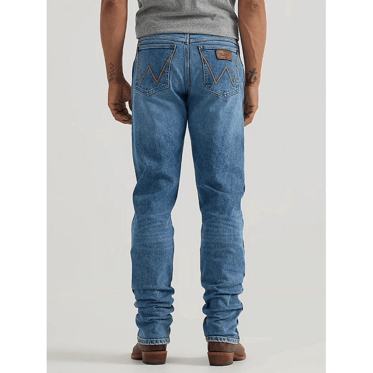 Wrangler Retro Slim Straight Applewood Mens Jeans 112344448