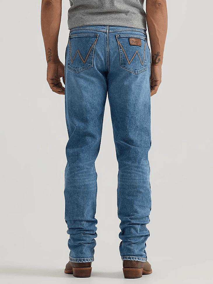 Wrangler Retro Slim Straight Applewood - Mens Jeans - 112344448 ...