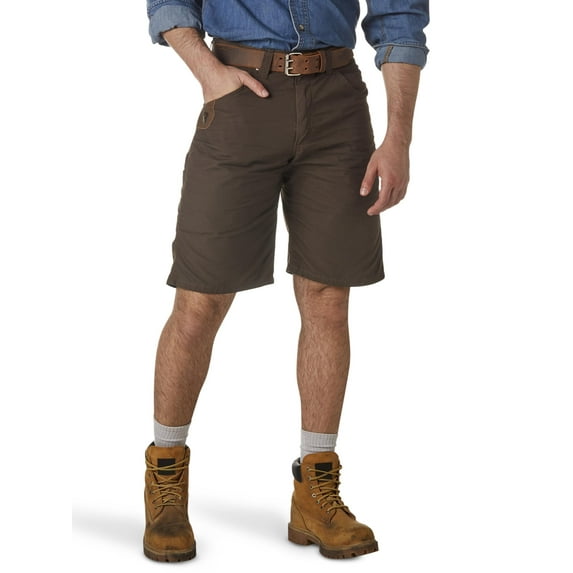 Wrangler Riggs Workwear Men's Technician Short, Dark Brown