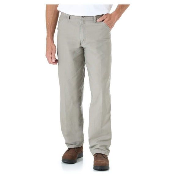 Wrangler Rustler Men'and Big Men's Canvas Carpenter Straight Leg Jeans