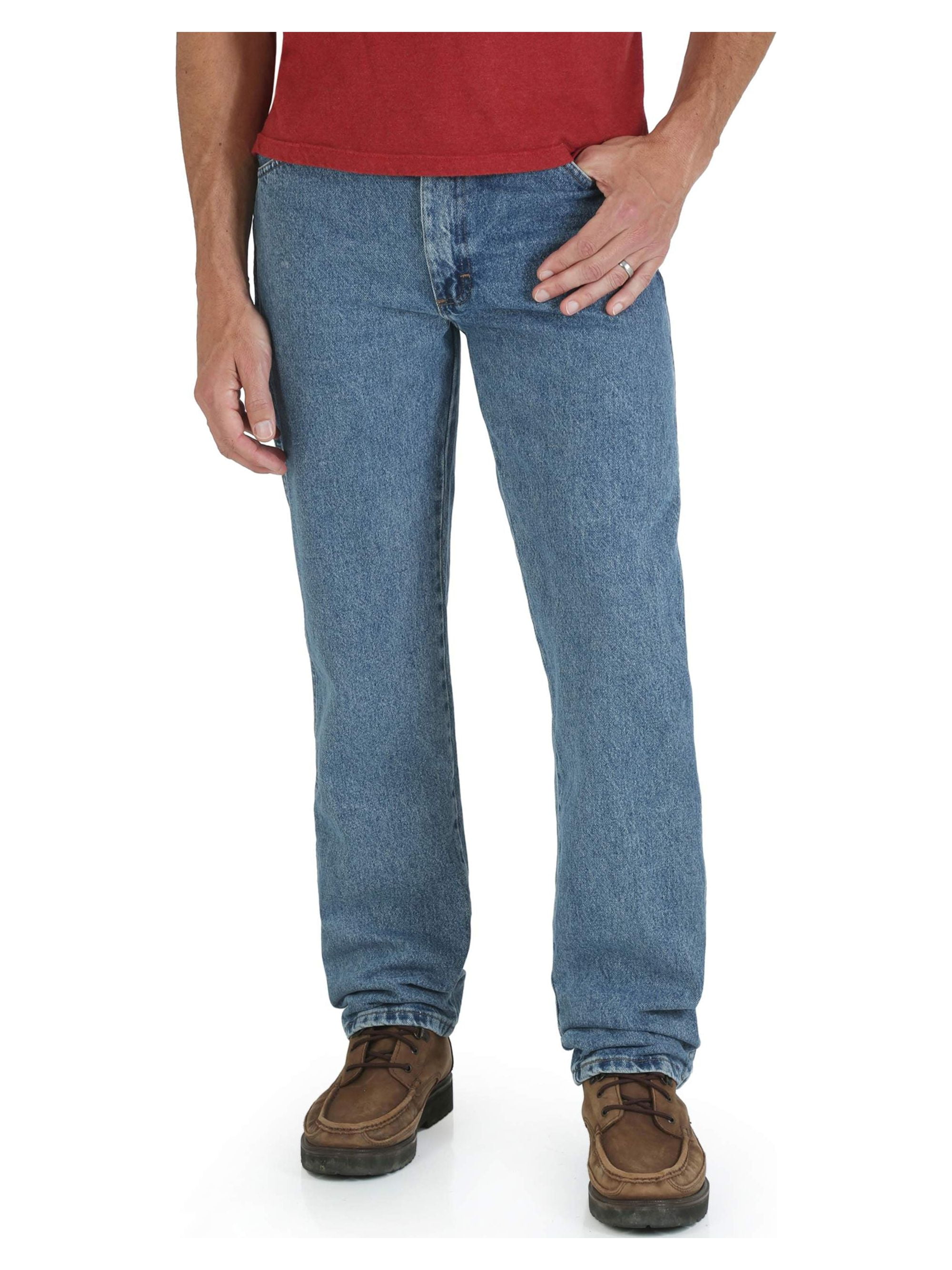 Rustler Jeans 36x30 vintage 90s Mens work blue jeans New Old