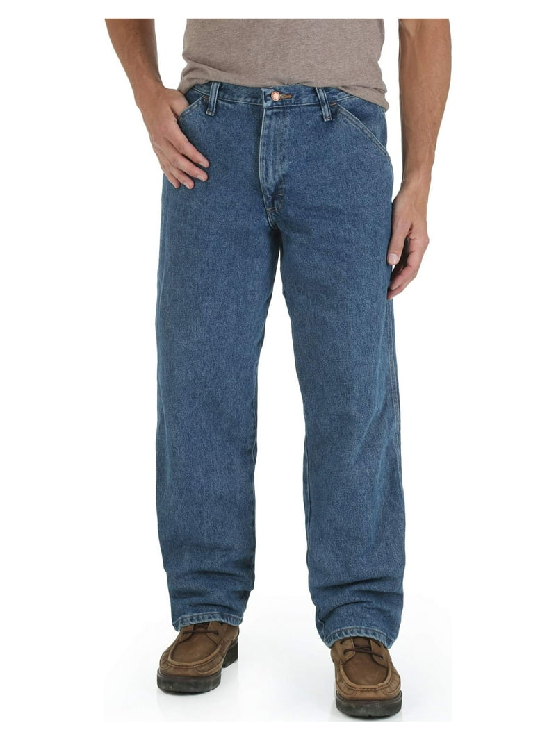 Rustler Men's and Big Men's Straight Leg Carpenter Jeans