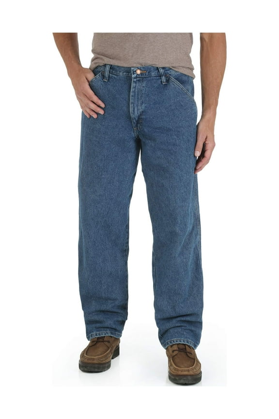 Wrangler Rustler Men's and Big Men's Straight Leg Carpenter Jeans