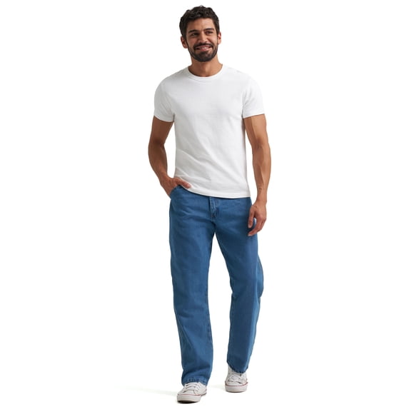 Wrangler Rustler Men's and Big Men's Straight Leg Carpenter Jeans