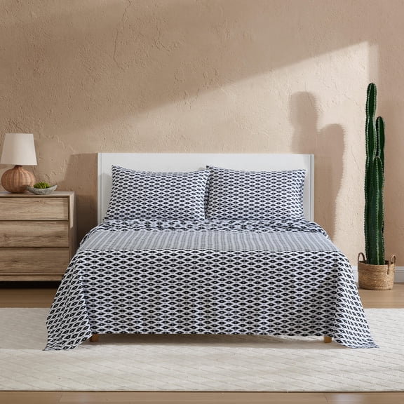 Wrangler Blaze Black King Sheet Set