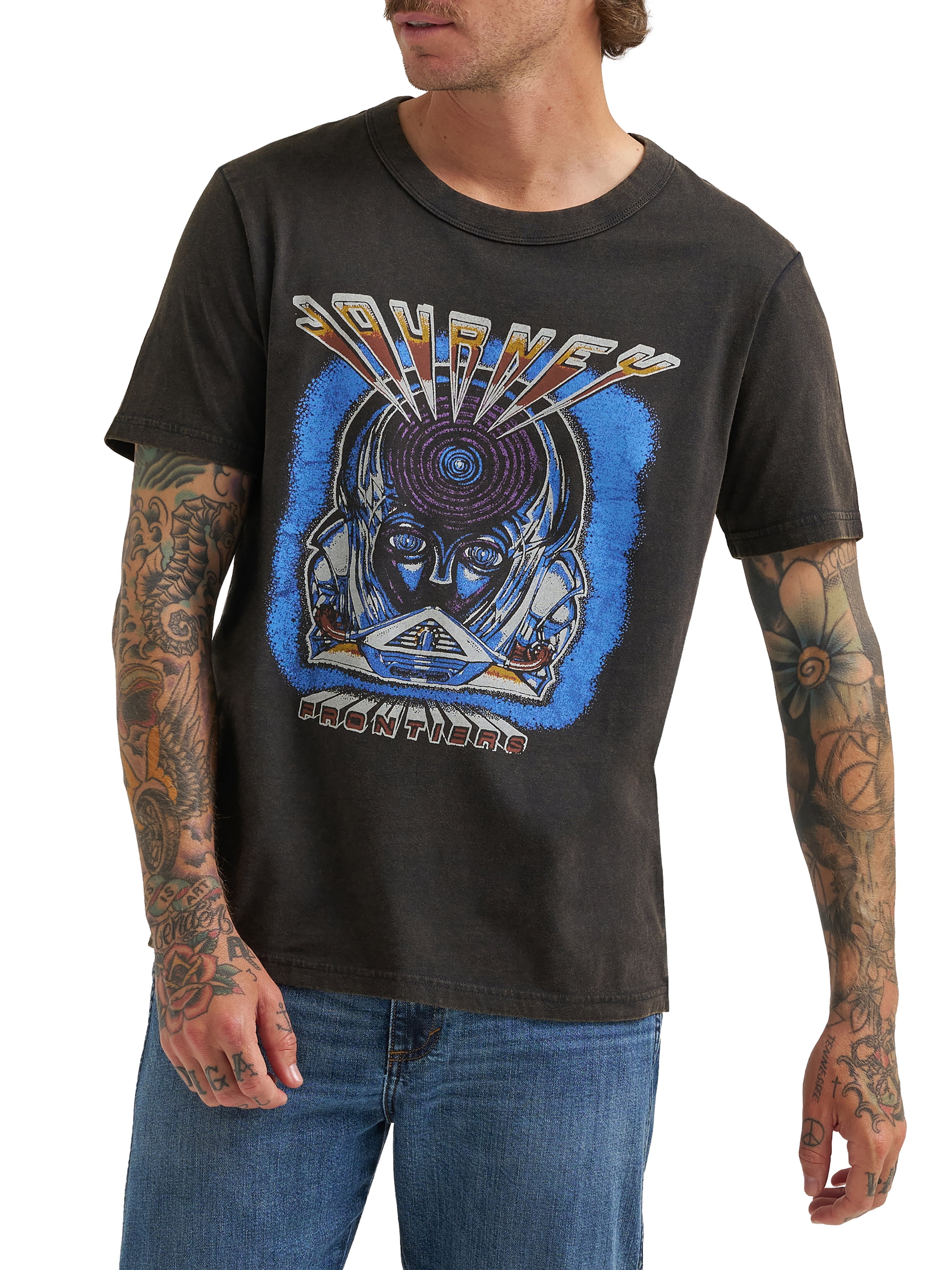 Wrangler® Men's Short Sleeve Journey Graphic Band Tee, S-3XL