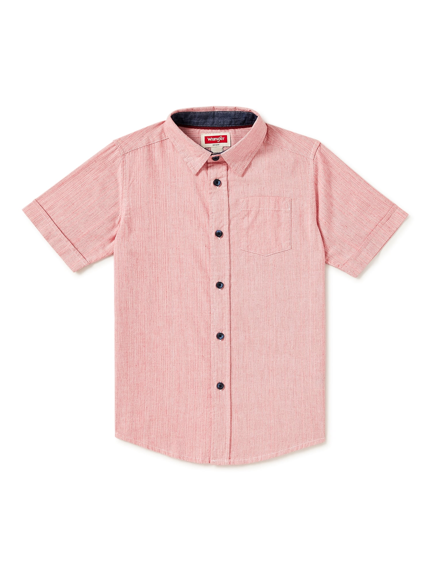 Wrangler Short Sleeve Regular ButtonUp Shirt (Big Boys or Little Boys