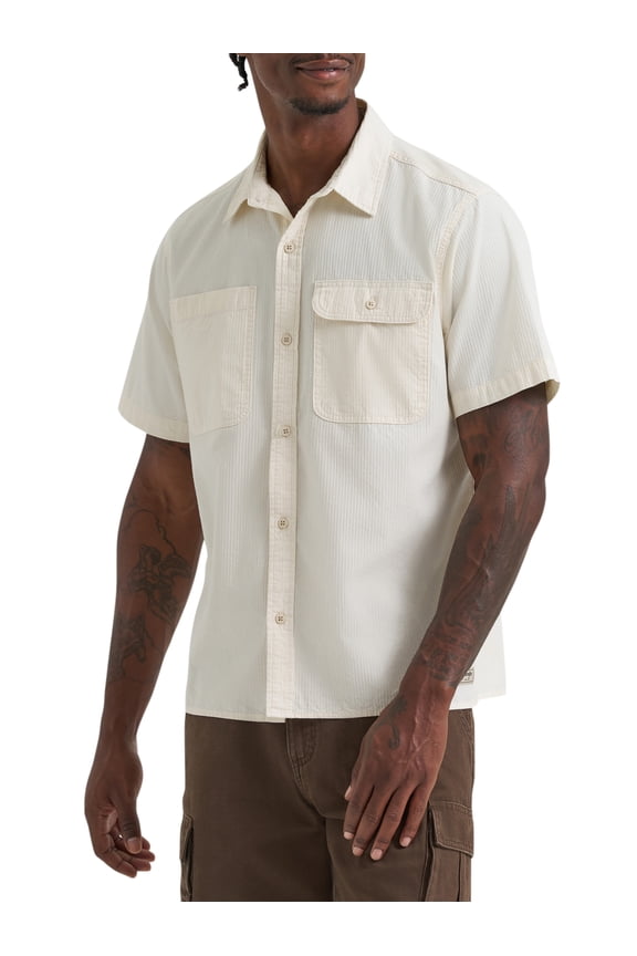 ® Men's Utility Streetwear Short Sleeve Shirt, Sizes S-3XL