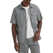 Wrangler® Men's Utility Streetwear Short Sleeve Shirt, Sizes S-3XL