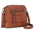 thumbnail image 1 of Wrangler Small Crossbody Bags for Women Shoulder Cute Purses and Handbags with Adjustable Strap, Brown, 1 of 7