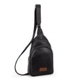 thumbnail image 1 of Wrangler Small Crossbody Sling Bags for Women Fanny Packs Chest Bag for Travel Gift, Black, 1 of 7