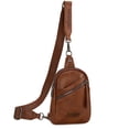 thumbnail image 1 of Wrangler Small Crossbody Sling Bags for Women Fanny Packs Chest Bag for Travel, 1 of 7