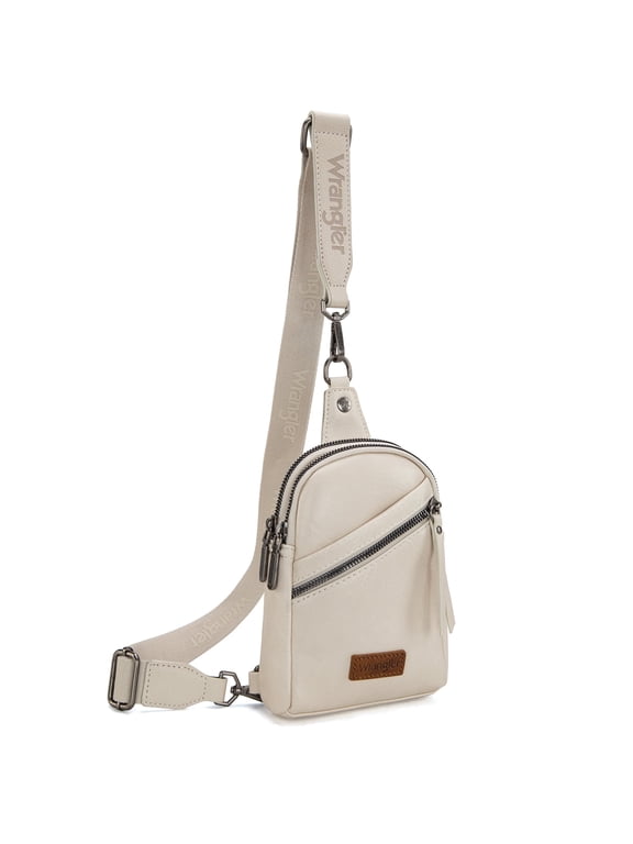 Wrangler Small Crossbody Sling Bags for Women Fanny Packs Chest Bag for Travel