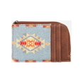 thumbnail image 1 of Wrangler Southwestern Mini Zip Card - Accessories Wallet  - Wg2202-W005Br, 1 of 3