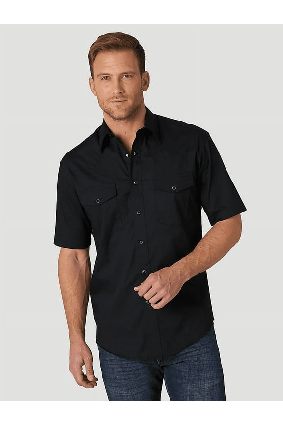 Sport Black Western Snap Shirt - Mens Shirt - 71106Bk