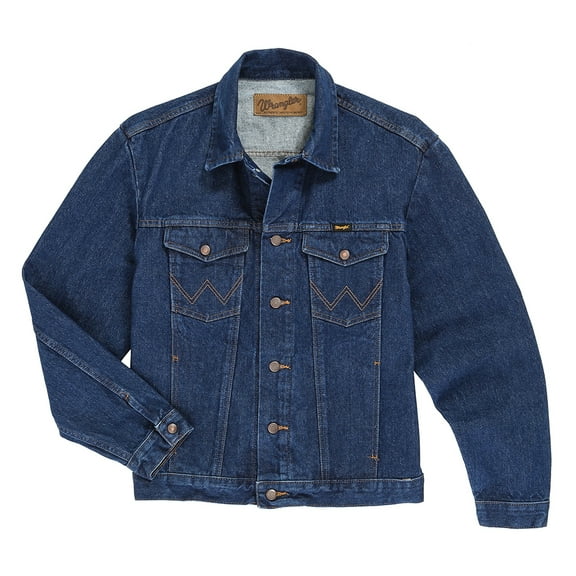 Wrangler Stand Collar Cotton, Denim Jacket (Men's)