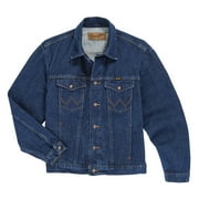 Wrangler Stand Collar Cotton, Denim Jacket Mens