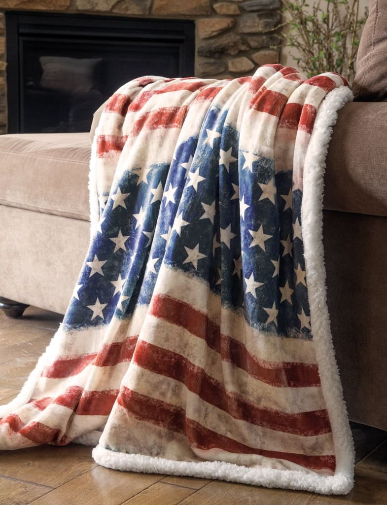 Wrangler plush online sherpa throw