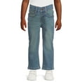 thumbnail image 1 of Wrangler Toddler Boy Pull-On Straight Leg Jeans, Sizes 12M-5T, 1 of 9