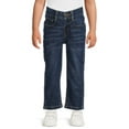 thumbnail image 1 of Wrangler Toddler Boy Pull-On Straight Leg Jeans, Sizes 12M-5T, 1 of 10