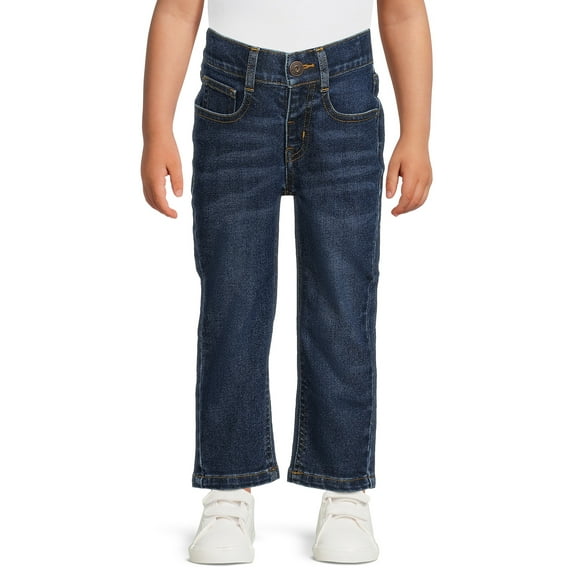 Wrangler Toddler Boy Pull-On Straight Leg Jeans, Sizes 12M-5T