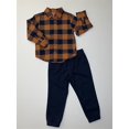 thumbnail image 1 of Wrangler Toddler Boys Cotton Flannel Shirt and Pants Set, Sizes 2T-4T, 1 of 5