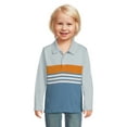 thumbnail image 1 of Wrangler Toddler Boys’ Long Sleeve Polo Shirt, Size 2T-5T, 1 of 5