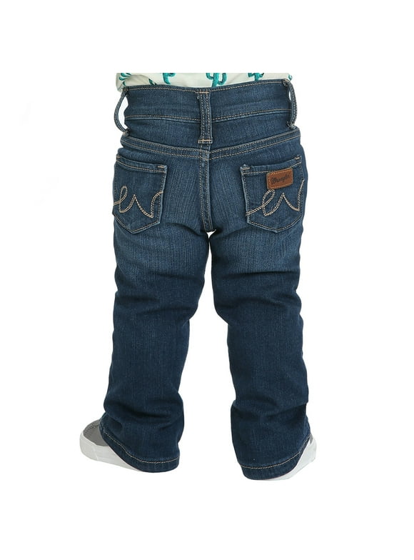 Wrangler Toddler-Girls' Western 5 Pocket Skinny Jeans Blue 2T